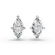 4 Prong Solitaire Earrings