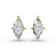4 Prong Solitaire Earrings