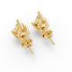 4 Prong Solitaire Earrings