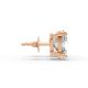 4 Prong Solitaire Earrings