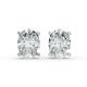 4 Prong Solitaire Earrings