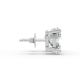 4 Prong Solitaire Earrings