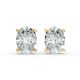 4 Prong Solitaire Earrings