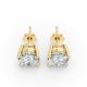 4 Prong Solitaire Earrings