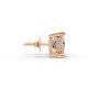 4 Prong Solitaire Earrings