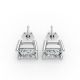 4 Prong Solitaire Earrings