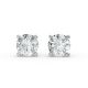 4 Prong Solitaire Earrings