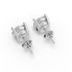 4 Prong Solitaire Earrings
