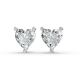 3 Prong Solitaire Earrings