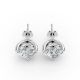 3 Prong Solitaire Earrings