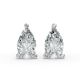 3 Prong Solitaire Earrings