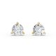 3 Prong Solitaire Earrings