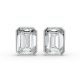 Bezel Set Solitaire Earrings