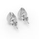 Bezel Set Solitaire Earrings