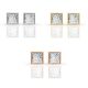 Bezel Set Solitaire Earrings