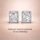 Bezel Set Solitaire Earrings
