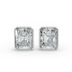 Bezel Set Solitaire Earrings