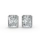 Bezel Set Solitaire Earrings