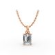 4 Prong Solitaire Pendant