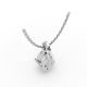 4 Prong Solitaire Pendant