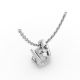 4 Prong Solitaire Pendant