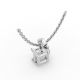 4 Prong Solitaire Pendant