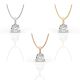 3 Prong Solitaire Pendant