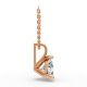 3 Prong Solitaire Pendant