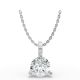 3 Prong Solitaire Pendant