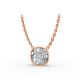 Bezel Set Solitaire Pendant