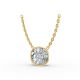 Bezel Set Solitaire Pendant