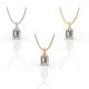 Bezel Set Solitaire Pendant