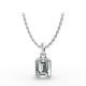 Bezel Set Solitaire Pendant