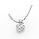 Bezel Set Solitaire Pendant