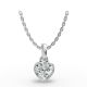 Bezel Set Solitaire Pendant