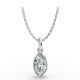 Bezel Set Solitaire Pendant