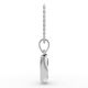 Bezel Set Solitaire Pendant