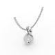 Bezel Set Solitaire Pendant