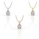 Bezel Set Solitaire Pendant