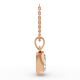 Bezel Set Solitaire Pendant