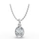 Bezel Set Solitaire Pendant