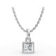 Bezel Set Solitaire Pendant
