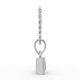 Bezel Set Solitaire Pendant