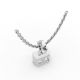 Bezel Set Solitaire Pendant