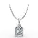Bezel Set Solitaire Pendant