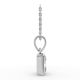 Bezel Set Solitaire Pendant