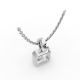 Bezel Set Solitaire Pendant