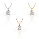 Bezel Set Solitaire Pendant