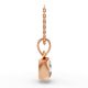 Bezel Set Solitaire Pendant