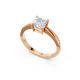 4 Prong Solitaire Ring